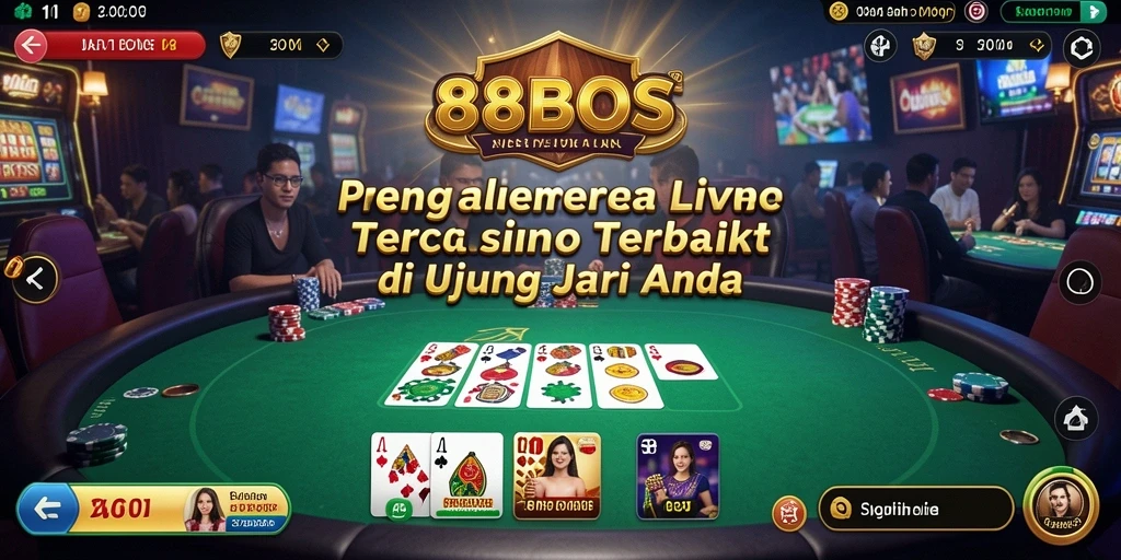 Tampilan gameplay Live Casino yang menarik dan interaktif di 88BOS.