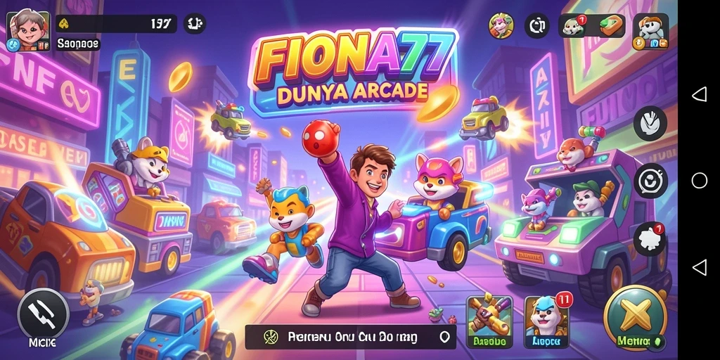 Tampilan gameplay <strong>FIONA77</strong> yang seru dan penuh aksi.