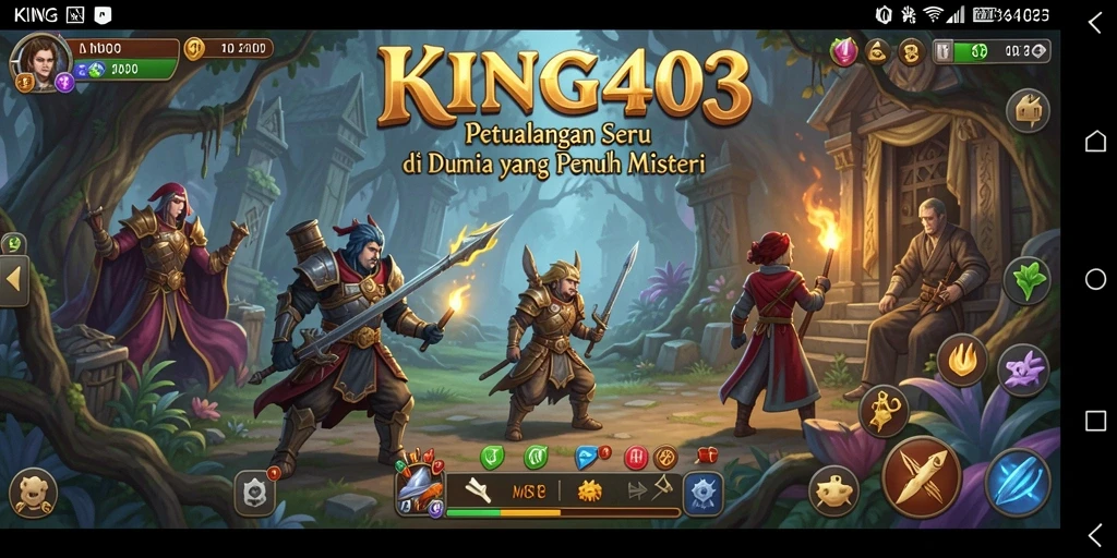 Tampilan gameplay KING403 yang menakjubkan di dunia petualangan